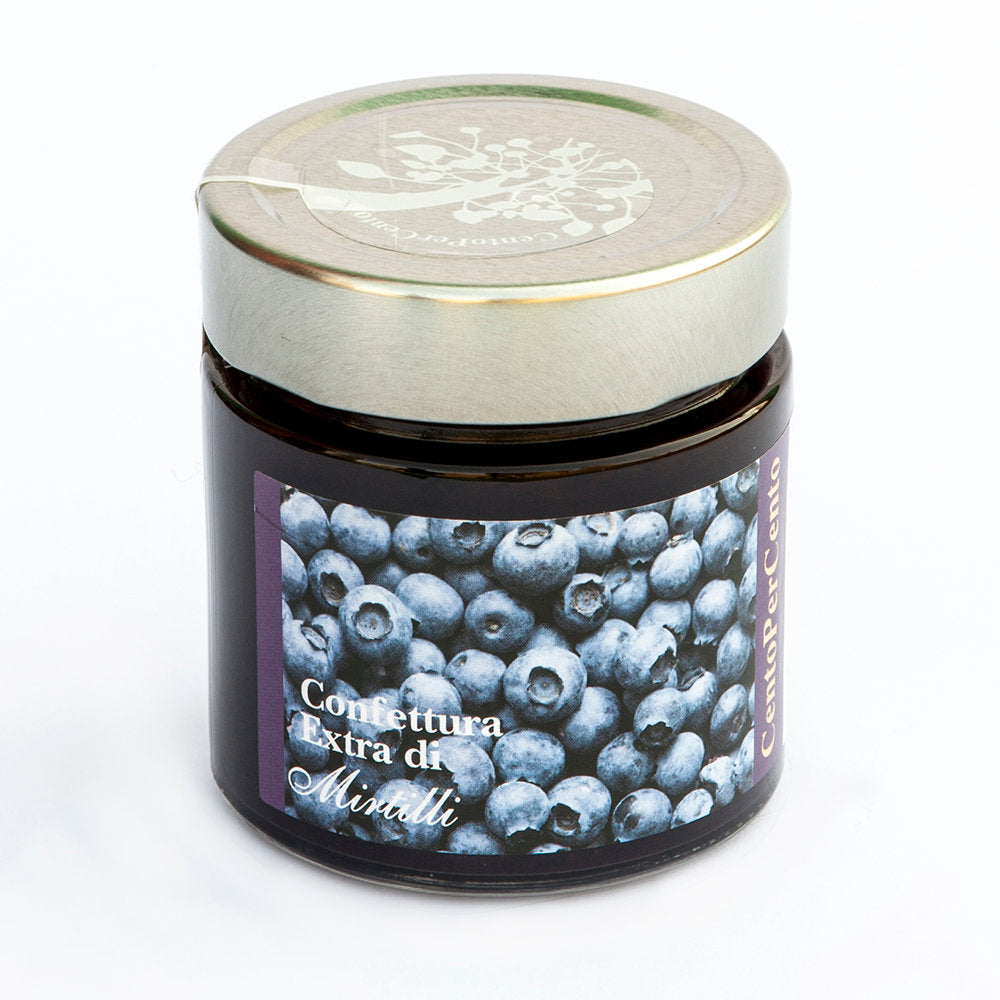 CONFETTURA EXTRA DI MIRTILLI  270 GR